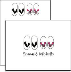 personalized everyday notes - flip flops