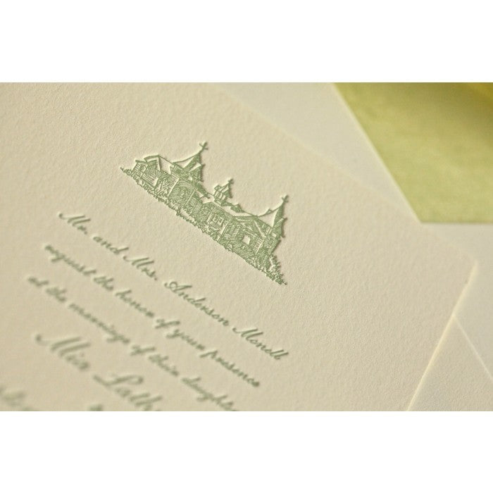 mia & winn wedding invitation card