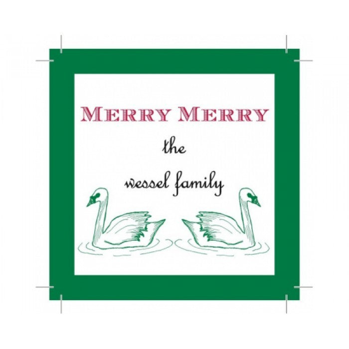 swans gift stickers
