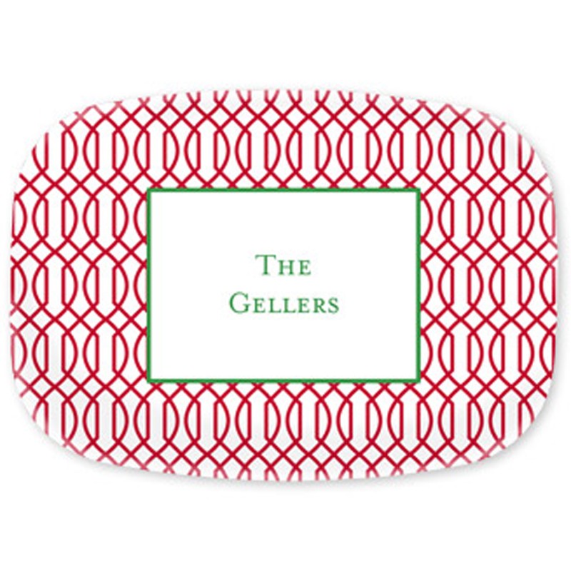 boatman geller trellis reverse cherry platter