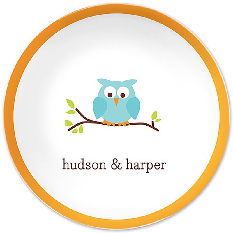 boatman geller owl plate