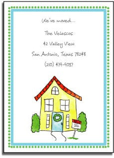 personalized invitations new home