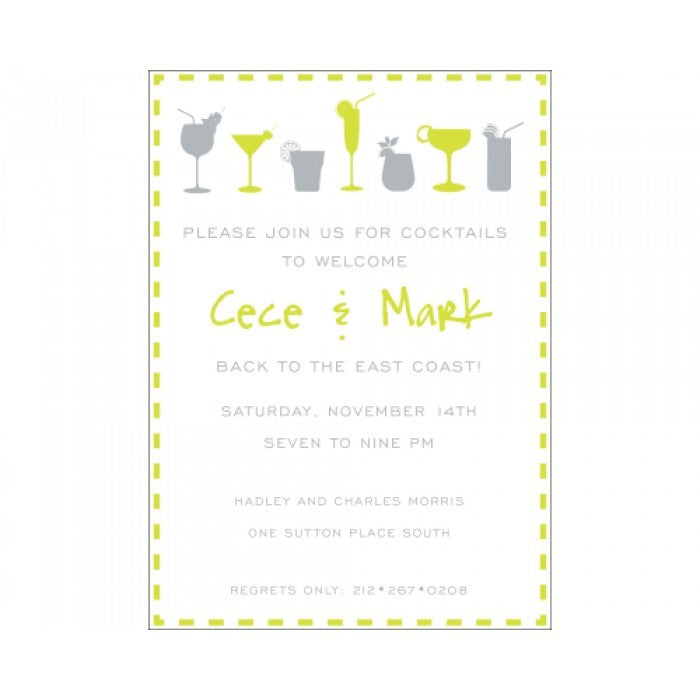 shaken not stirred cocktail & dinner parties