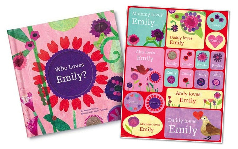 who loves me personalized book -valentines day edition