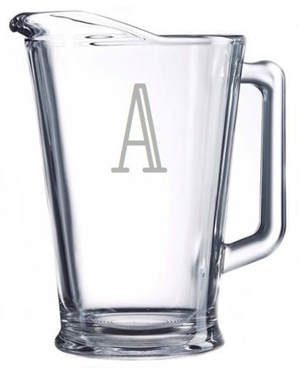 personalized pitcher (glass)