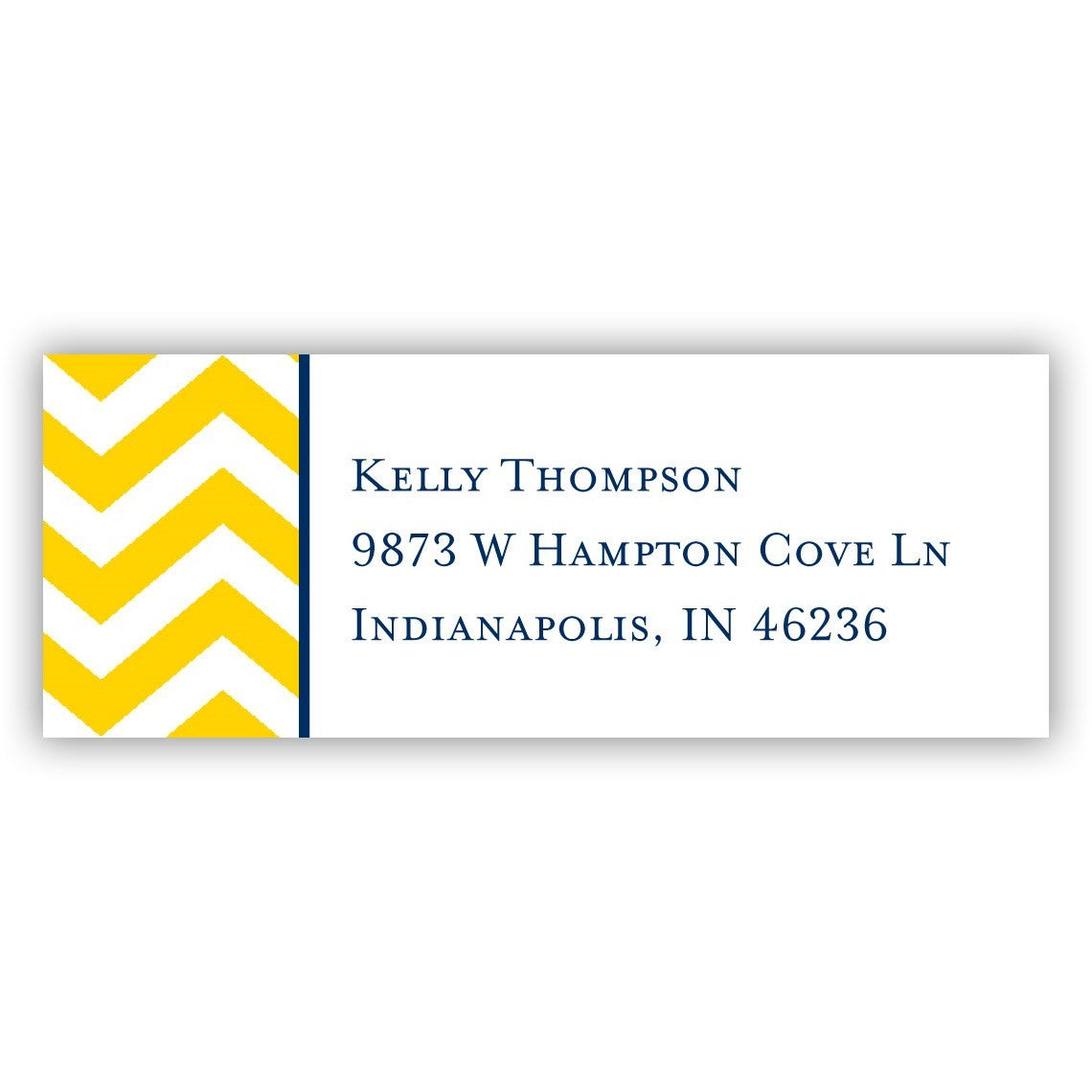 boatman geller chevron sunflower address labels