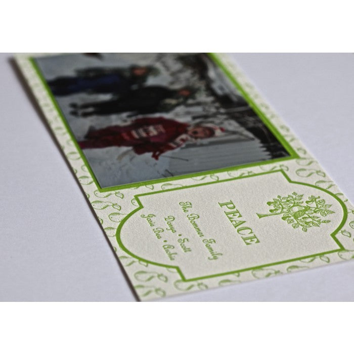 peace tree holiday card