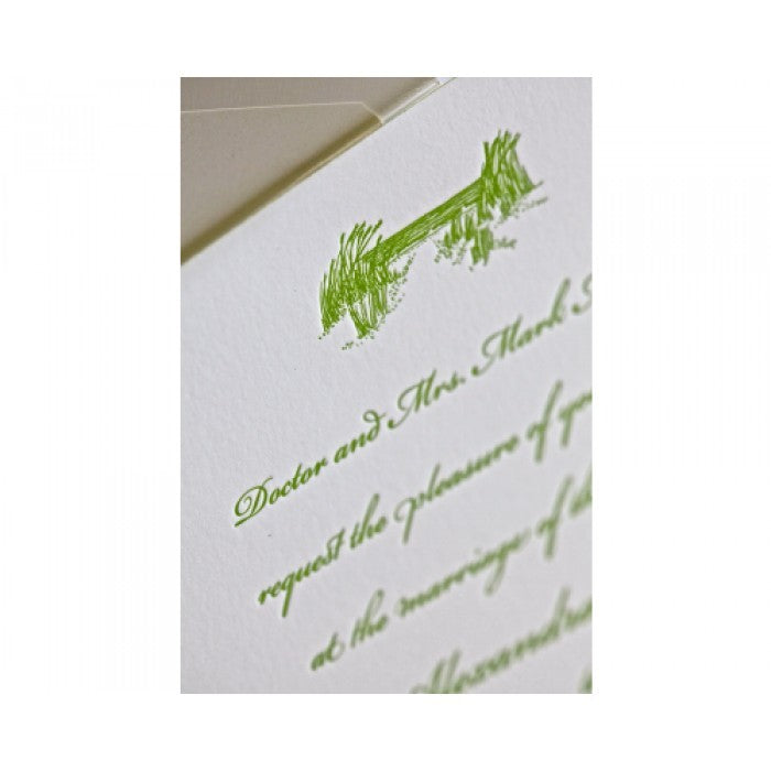 alex & conor wedding invitation