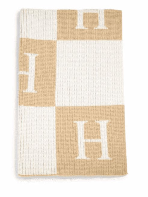 personalized initial block blanket