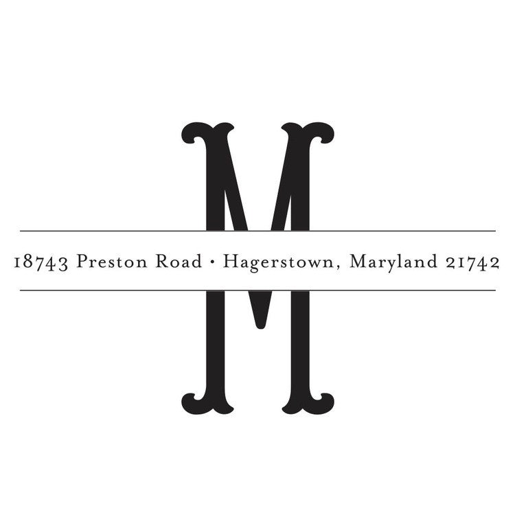 haute papier return address stamp 3