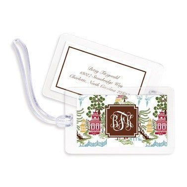 boatman geller chinoiserie autumn bag tags