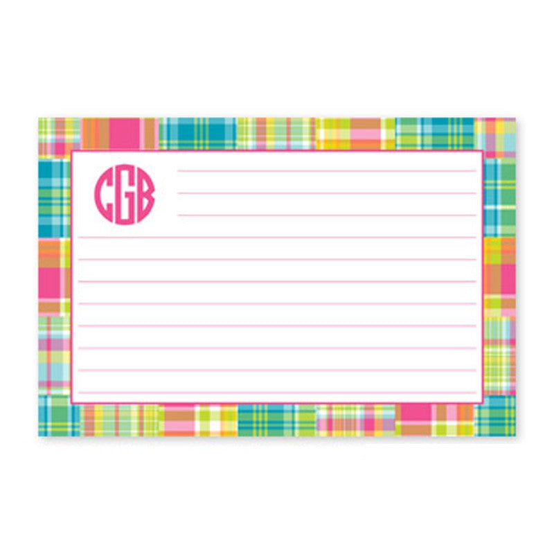 boatman geller madras patch bright recipe card