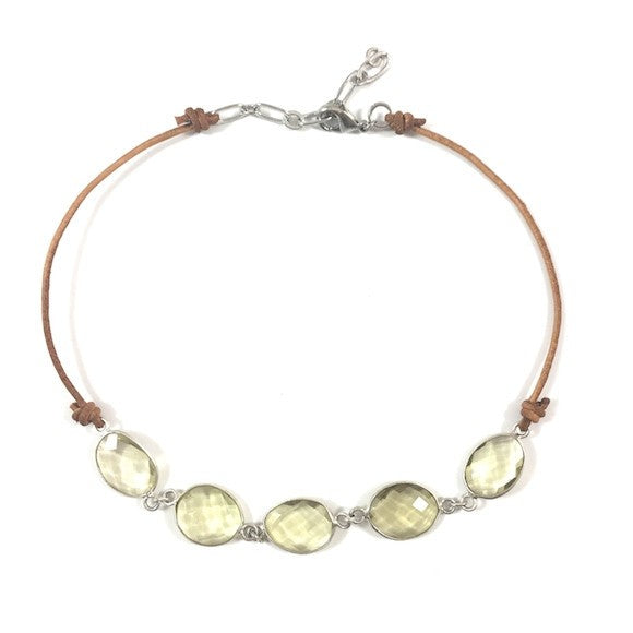 Citrine Isadora Statement Choker