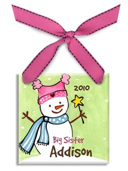 big sister christmas ornament