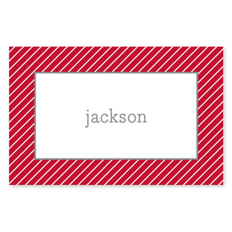 boatman geller kent stripe cherry placemat