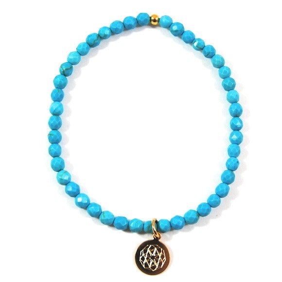 Customize Your Charm - Mini Turquoise Classic Charm Bracelet