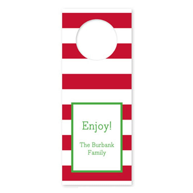 boatman geller awning stripe red wine tags