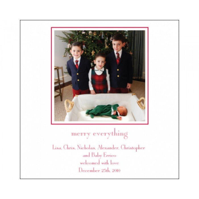 white christmas holiday cards