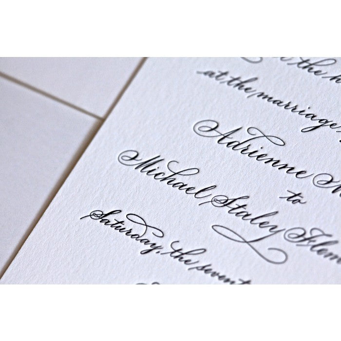 hand calligraphy suite card