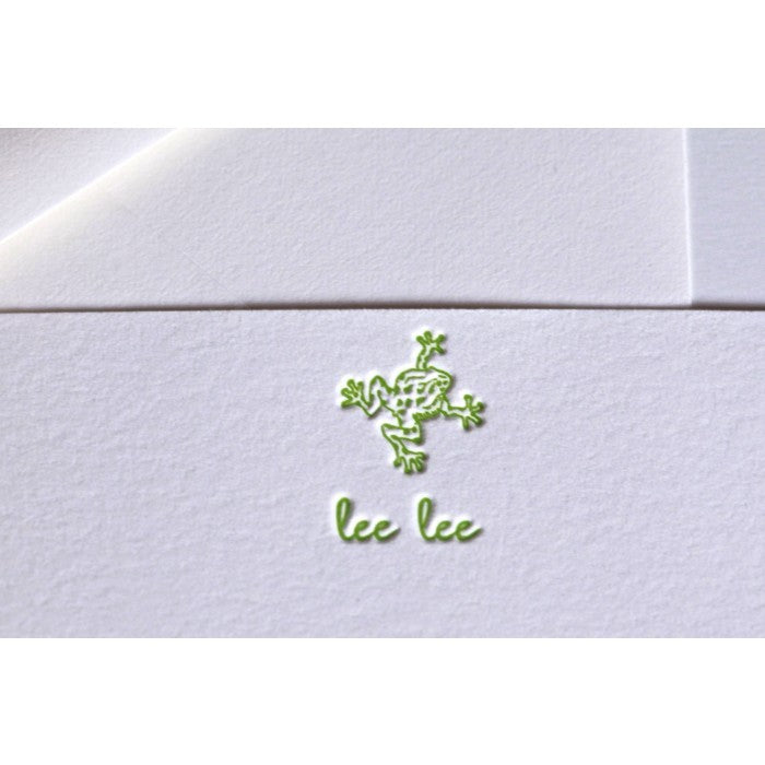 frog lee lee kid's stationery