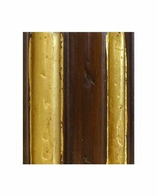 antique french walnut with gold gilding finish