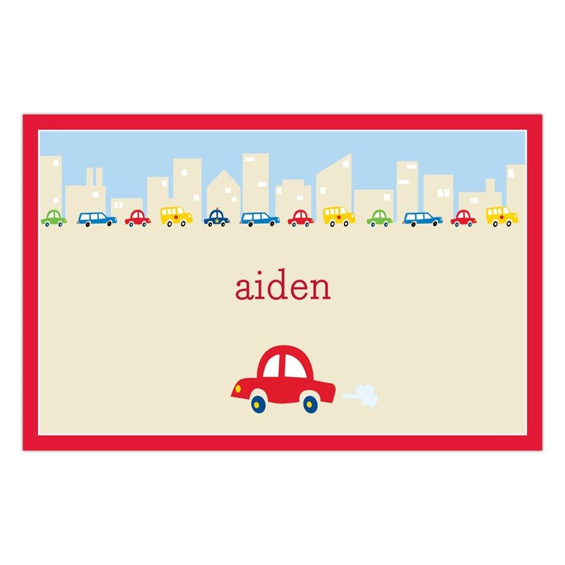 boatman geller cars disposable placemats