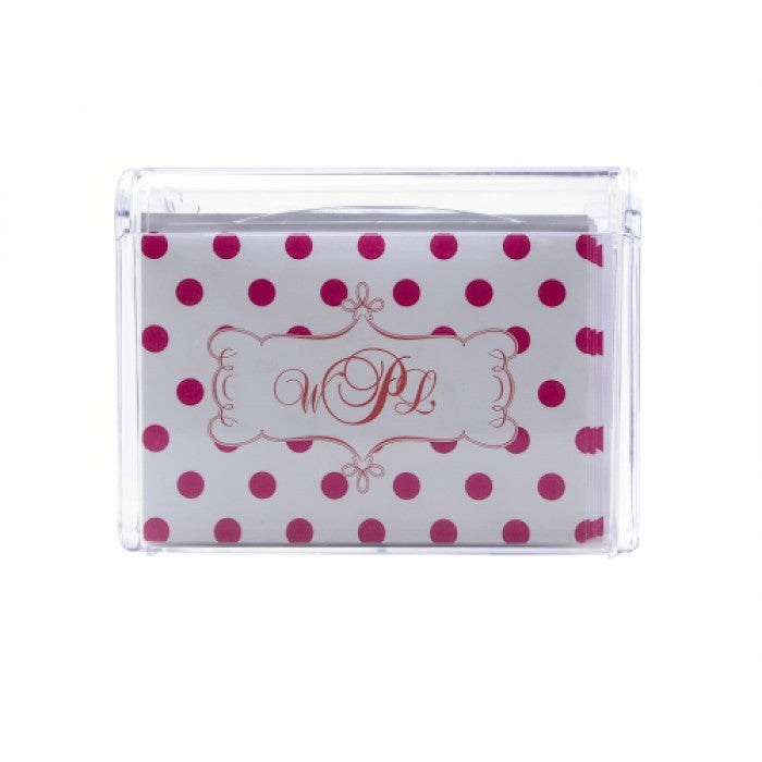 polka dots children's note box