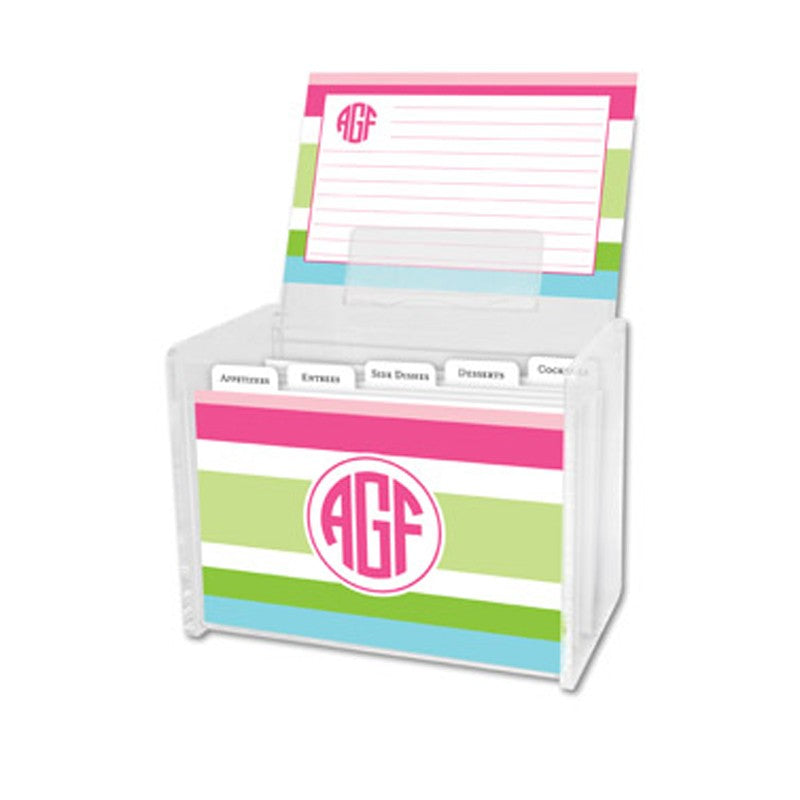 boatman geller espadrille preppy recipe box
