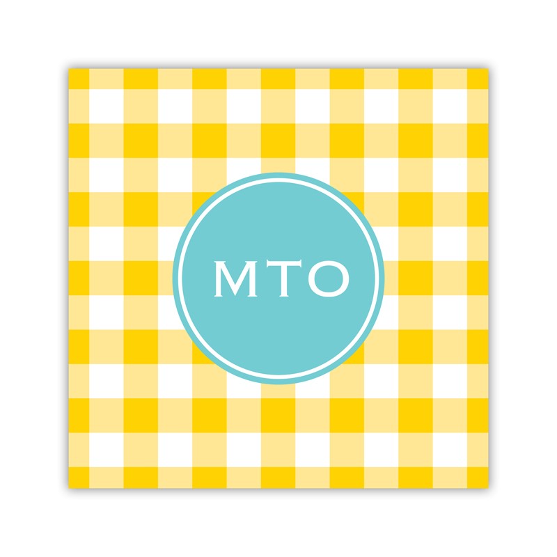 classic check sunflower coaster square paper coaster set of 50