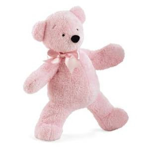 12" pink smushy bear by north american bear
