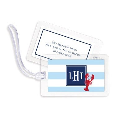 boatman geller stripe lobster bag tags