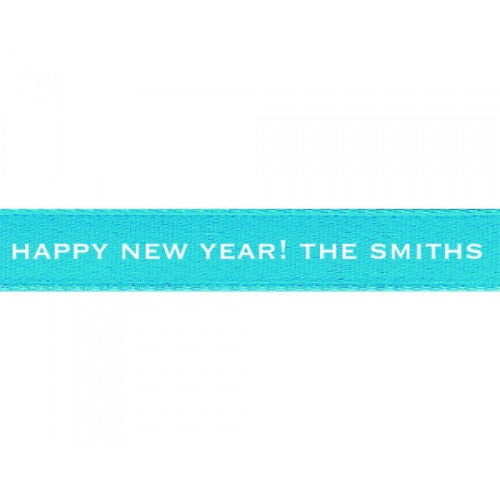 turquoise personalized ribbon