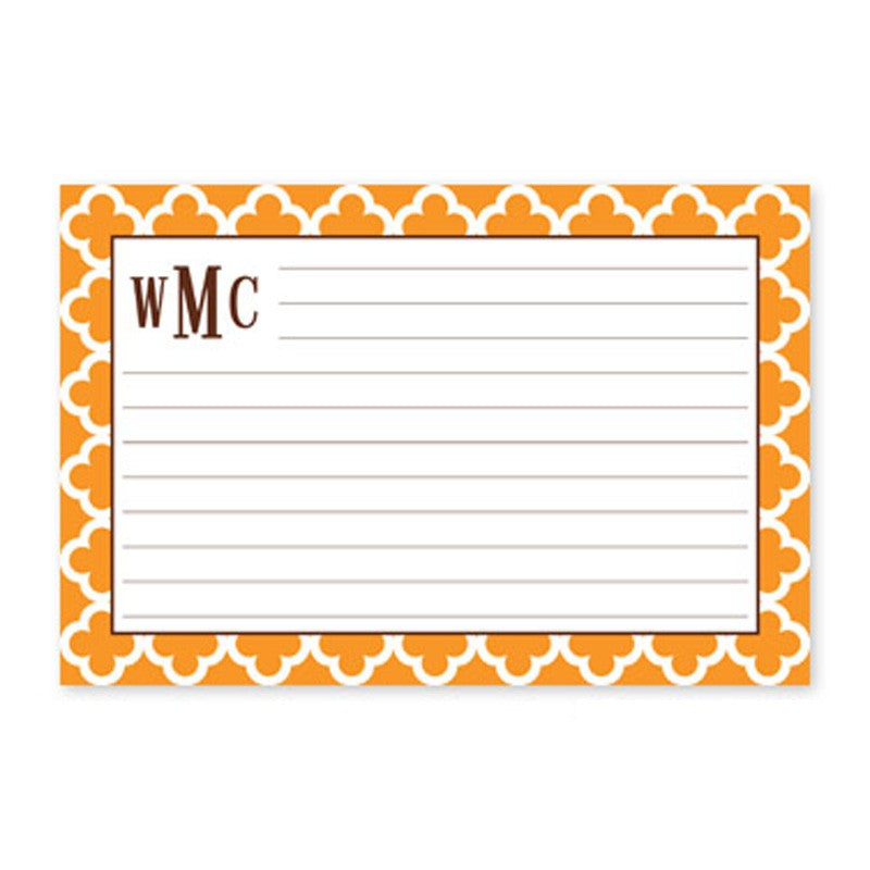 boatman geller bristol tile tangerine recipe card