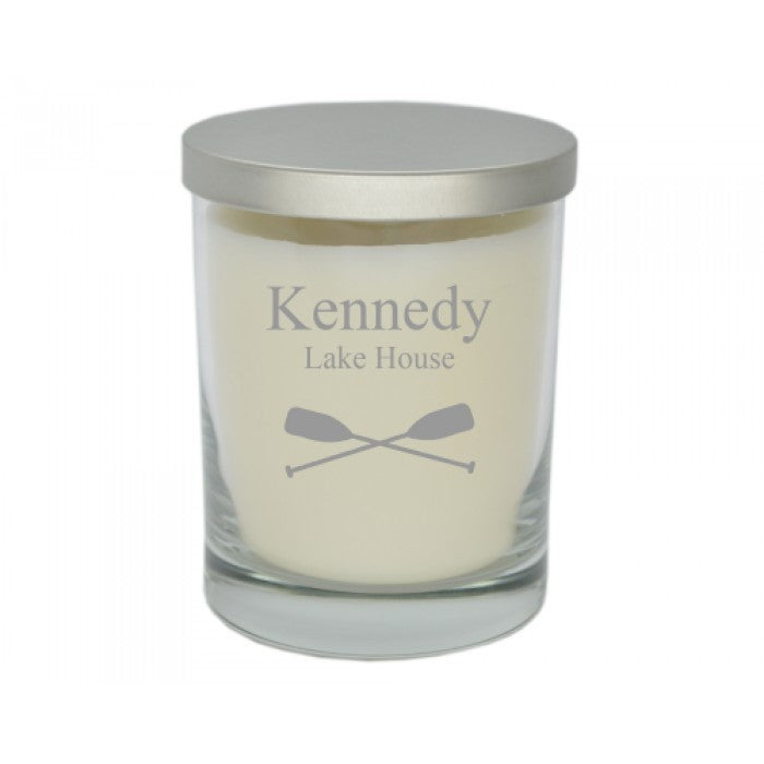oars glass soy candle