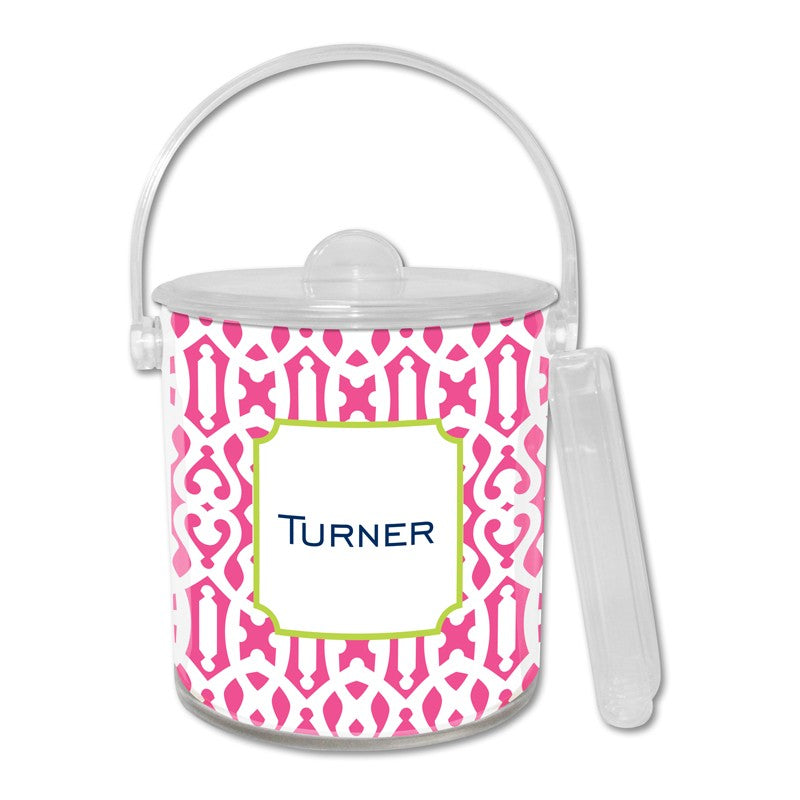 boatman geller cameron raspberry ice bucket