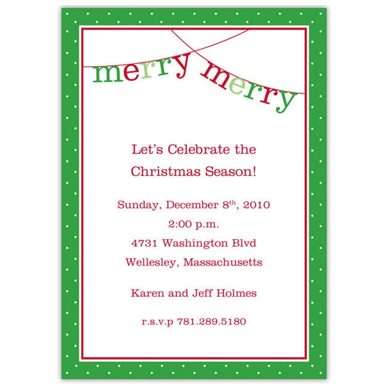boatman geller banner merry merry large flat notecard