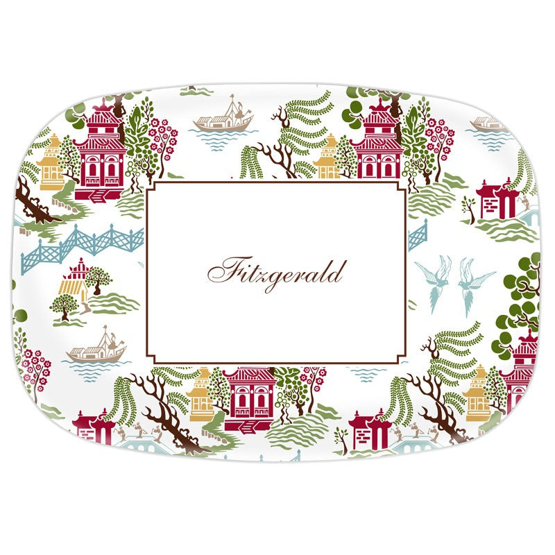 boatman geller chinoiserie autumn platters