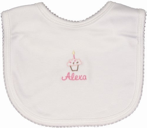 personalized birthday bib