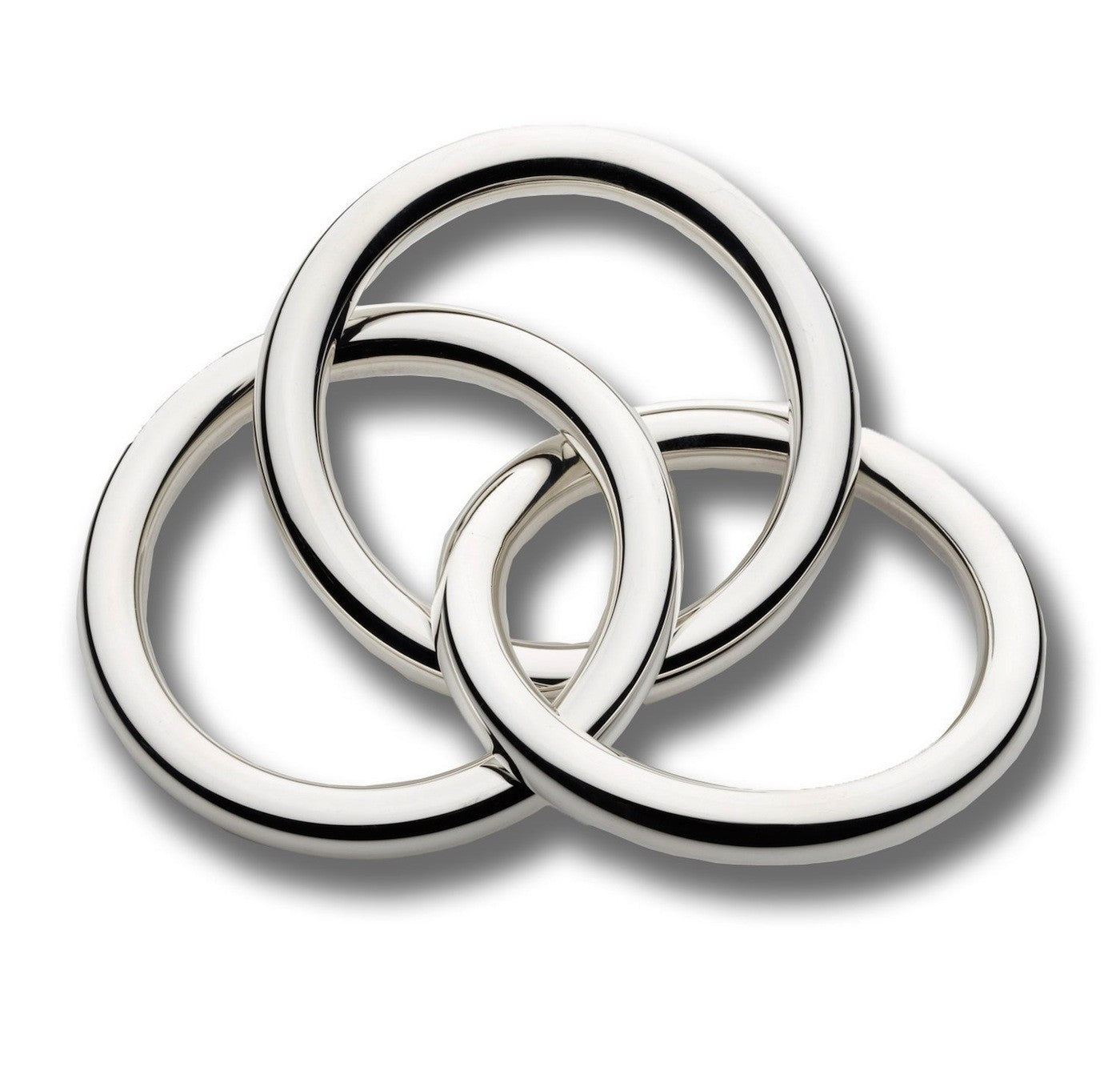 Sterling Silver Three Ring Baby Rattle - Heirloom Keepsake Baby Gift