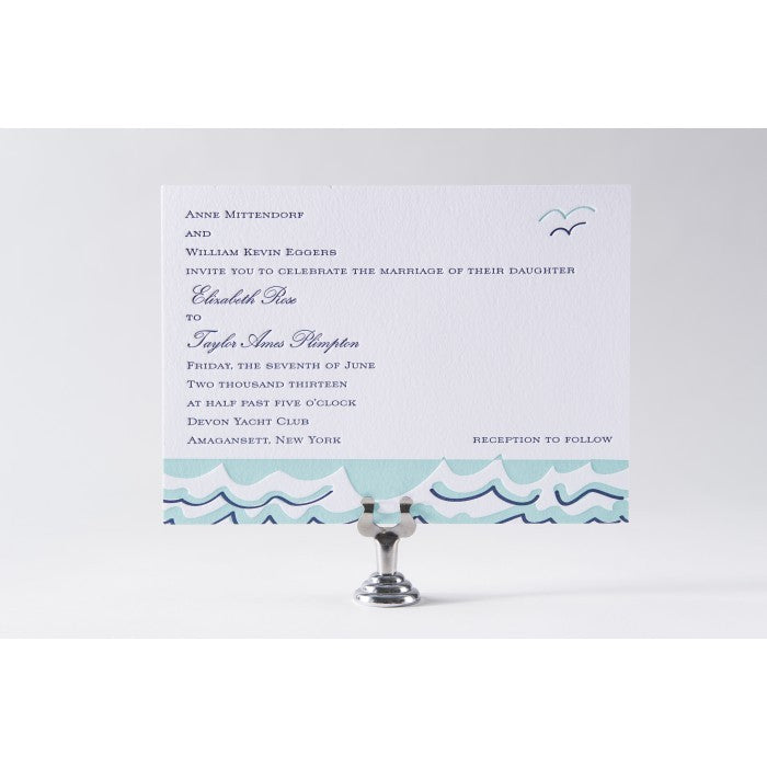 elizabeth & taylor wedding card