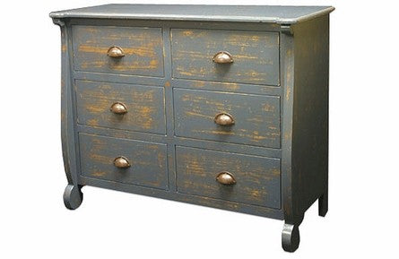 beach house six drawer dresser