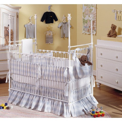 corsican teddy bear iron post crib