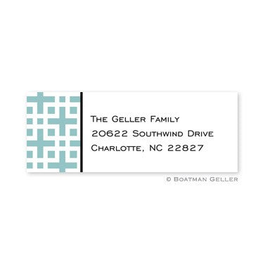 boatman geller lattice slate address labels
