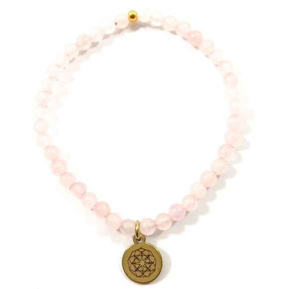 Customize Your Charm - Mini Rose Quartz Classic Charm Bracelet
