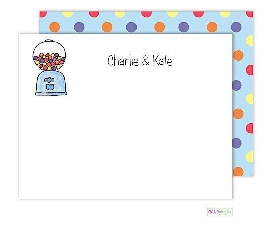 personalized - bubblegum flat notes