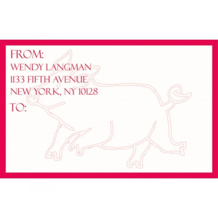 pig collection stickers