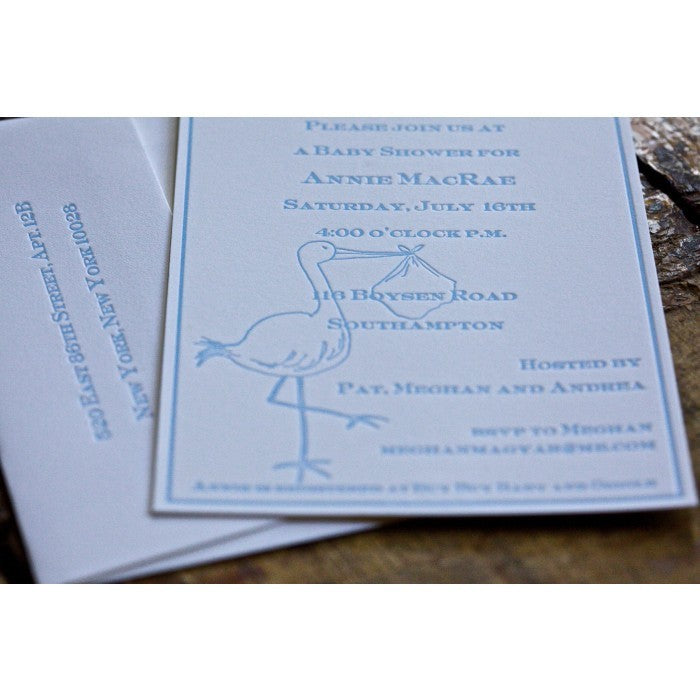 stork shower baby showers