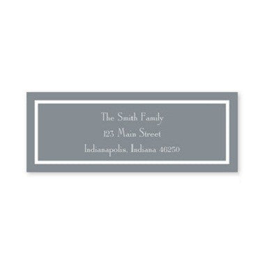boatman geller classic gray address labels
