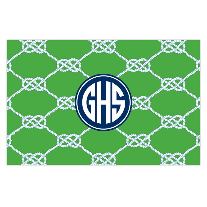 boatman geller nautical knot kelly disposable placemats