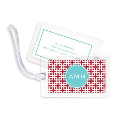 boatman geller lattice cherry bag tags